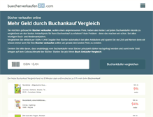 Tablet Screenshot of buecherverkaufen24.com